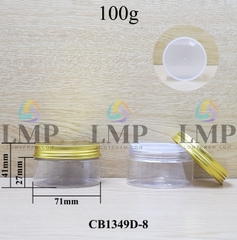 Hũ PET nắp nhôm 100g