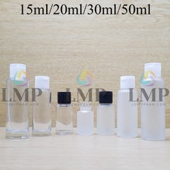 Chai thủy tinh nắp bật sọc