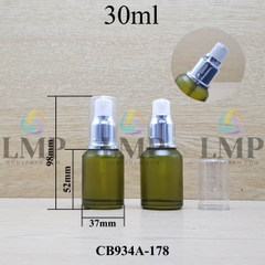 Chai thủy tinh vát đầu xịt giọt xi 30ml