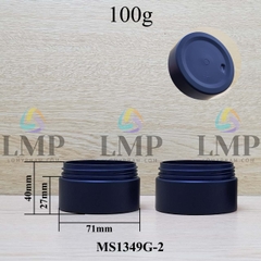 Thân hũ PET phun mờ 100g cổ Ø68