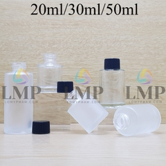 Chai thủy tinh nắp vặn sọc