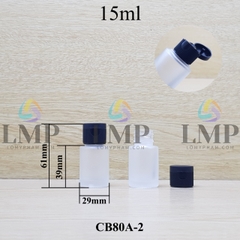 Chai thủy tinh nắp bật sọc