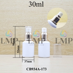 Chai thủy tinh vát đầu xịt giọt xi 30ml