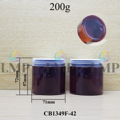 Hũ PET nắp nhựa 200g