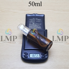 Chai thủy tinh nâu đầu giọt giọt xi