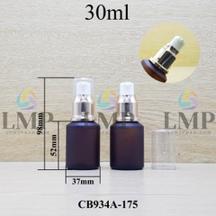Chai thủy tinh vát đầu xịt giọt xi 30ml
