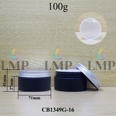Hũ PET thân mờ nắp nhôm cuốn 100g