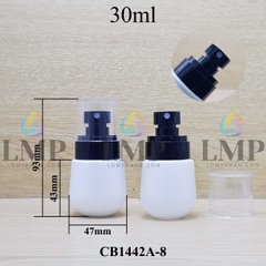 Chai thủy tinh bầu đầu phun sương trơn