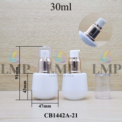 Chai thủy tinh bầu đầu xịt giọt xi