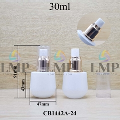 Chai thủy tinh bầu đầu phun sương xi