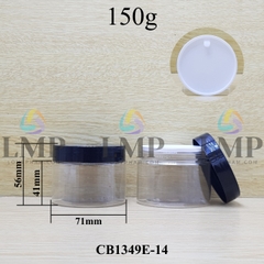 Hũ PET nắp nhựa 150g