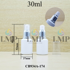 Chai thủy tinh vát đầu xịt giọt xi 30ml