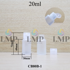 Chai thủy tinh nắp bật sọc