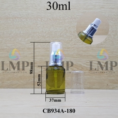 Chai thủy tinh vát đầu xịt giọt xi 30ml