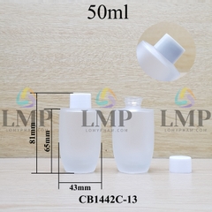 Chai thủy tinh bầu nắp vặn trơn