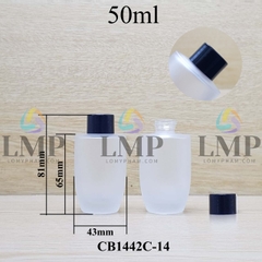 Chai thủy tinh bầu nắp vặn trơn