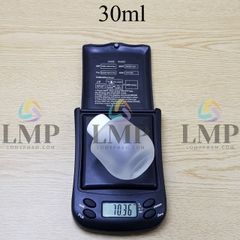 Chai thủy tinh bầu nắp vặn trơn