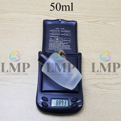 Chai thủy tinh bầu nắp vặn trơn