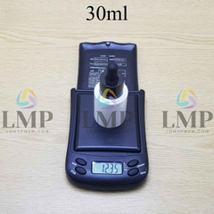 Chai PETG vai ngang nắp bóp khoen nhựa 30ml