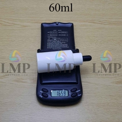 Chai PETG vai ngang nắp bóp khoen nhựa 60ml