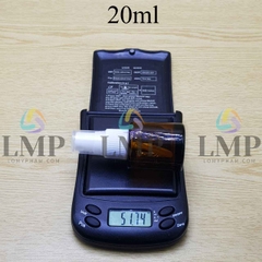 Chai thủy tinh nâu đầu phun sương sọc