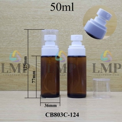 Chai thủy tinh nâu đầu phun sương loại nhỏ