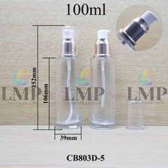 Chai thủy tinh đầu xịt giọt xi