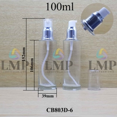 Chai thủy tinh đầu xịt giọt xi