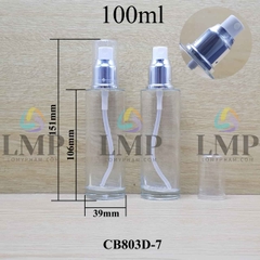 Chai thủy tinh đầu phun sương xi