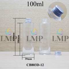 Chai thủy tinh nắp nhôm cuốn