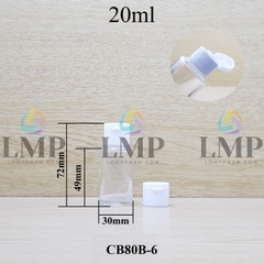 Chai thủy tinh nắp bật sọc