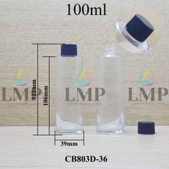 Chai thủy tinh nắp vặn sọc