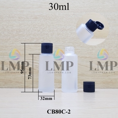 Chai thủy tinh nắp bật sọc