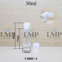 Chai thủy tinh nắp bật sọc