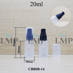 Chai thủy tinh đầu xịt giọt 1 viền
