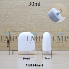 Thân tuýp PP hình oval 30ml 50ml