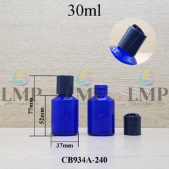 Chai thủy tinh vát nắp nhấn 30ml