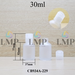 Chai thủy tinh vát nắp nhấn 30ml