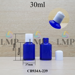 Chai thủy tinh vát nắp nhấn 30ml