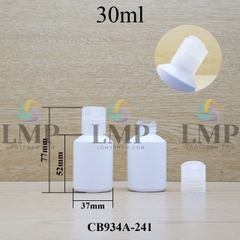 Chai thủy tinh vát nắp nhấn 30ml