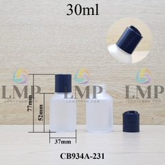 Chai thủy tinh vát nắp nhấn 30ml