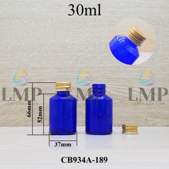 Chai thủy tinh vát nắp nhôm cuốn 30ml