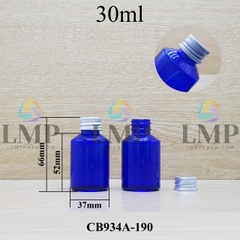 Chai thủy tinh vát nắp nhôm cuốn 30ml