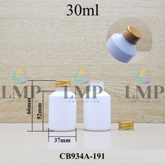 Chai thủy tinh vát nắp nhôm cuốn 30ml