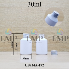 Chai thủy tinh vát nắp nhôm cuốn 30ml