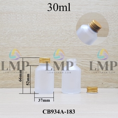 Chai thủy tinh vát nắp nhôm cuốn 30ml