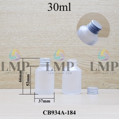 Chai thủy tinh vát nắp nhôm cuốn 30ml