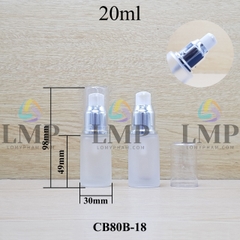 Chai thủy tinh đầu xịt giọt xi