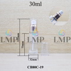 Chai thủy tinh đầu xịt giọt xi