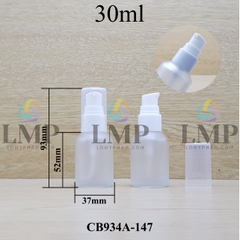 Chai thủy tinh vát đầu xịt giọt 1 viền 30ml